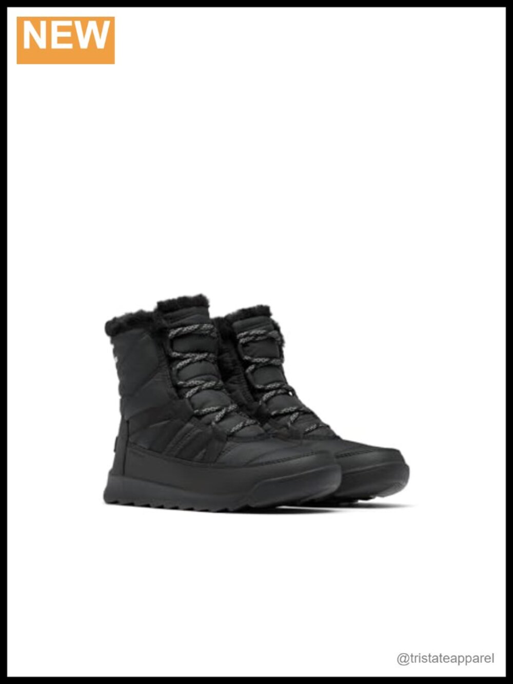 Waterproof Lace Up Snow Boots for Women Faux Fur Calf High Winter Shoes